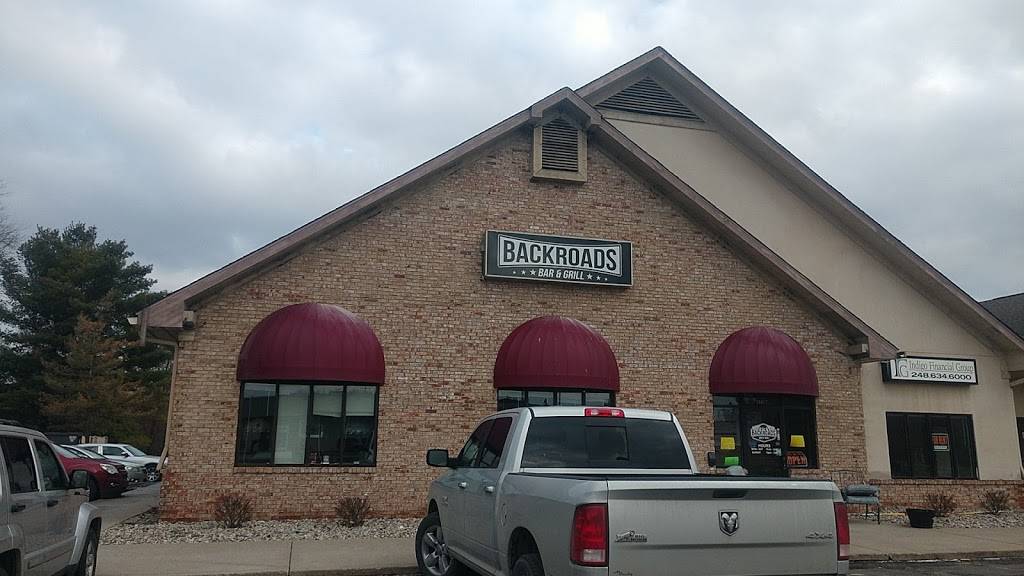 Backroads bar and grill | restaurant | 15217 Apollo Dr, Holly, MI 48442, USA | 2483289175 OR +1 248-328-9175