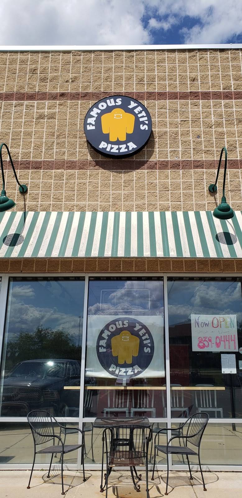 Famous Yetis Pizza | restaurant | 447 W Cottage Grove Rd, Cottage Grove, WI 53527, USA | 6088390444 OR +1 608-839-0444