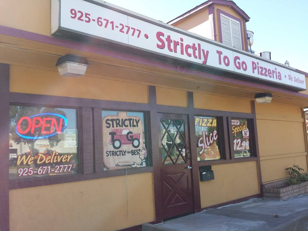 Strictly To Go Pizzeria | restaurant | 4702 Clayton Rd, Concord, CA 94521, USA | 9256712777 OR +1 925-671-2777