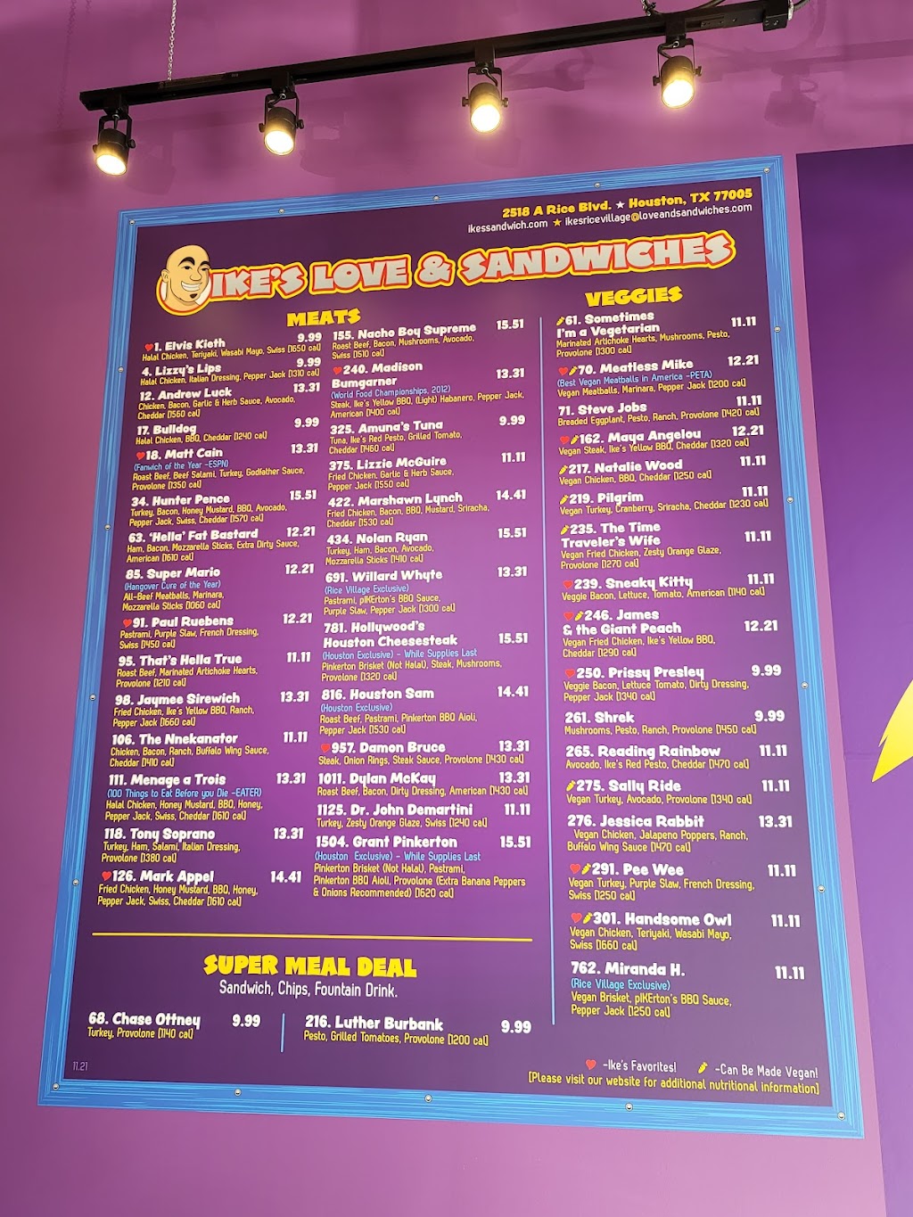 Ikes Love & Sandwiches | restaurant | 2518 Rice Boulevard Suite A, Houston, TX 77005, USA | 8322038574 OR +1 832-203-8574