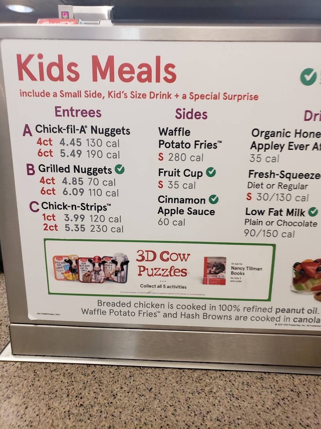 Chick-fil-A | restaurant | 1910 Wells Rd, Orange Park, FL 32073, USA | 9042692210 OR +1 904-269-2210