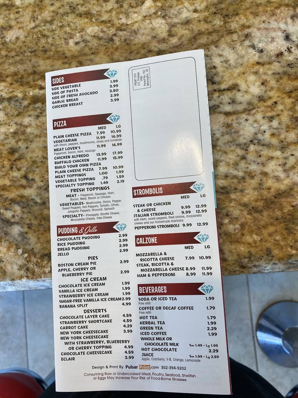 Diamond Grill | restaurant | 534 Salem Quinton Rd, Salem, NJ 08079, USA | 8562792375 OR +1 856-279-2375