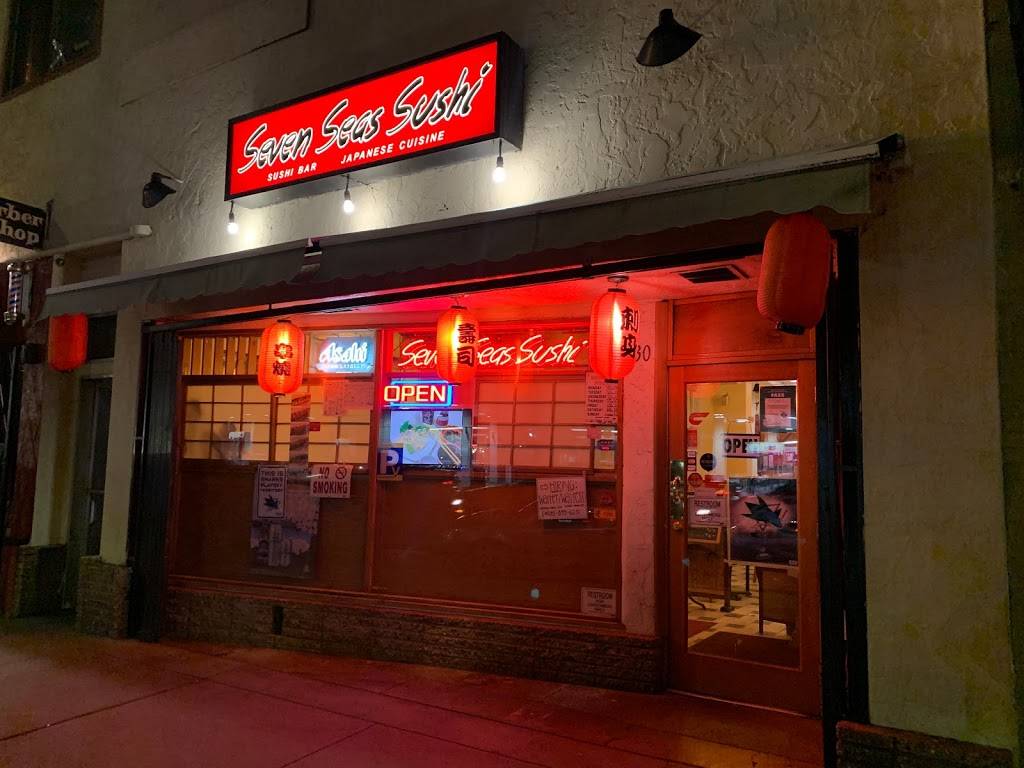 Seven Seas Sushi | restaurant | 130 E Santa Clara St, San Jose, CA 95113, USA | 4088996271 OR +1 408-899-6271