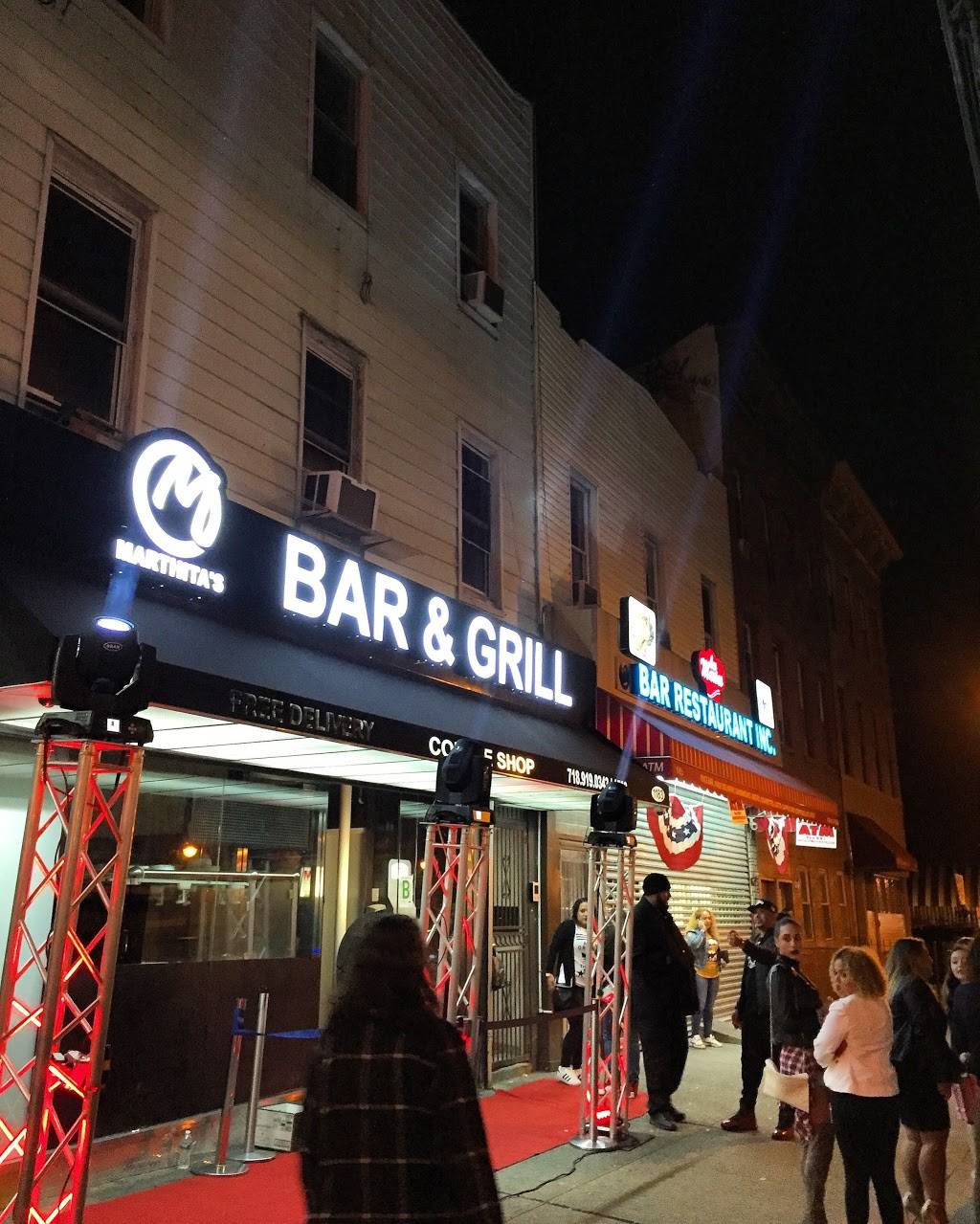 Marthitas Bar & Grill | restaurant | 1183 Broadway, Brooklyn, NY 11221, USA | 3479684480 OR +1 347-968-4480