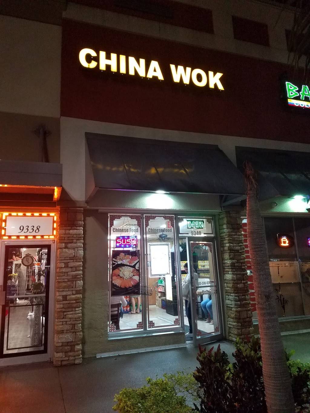 China Wok | meal takeaway | 9340 SW 56th St, Miami, FL 33165, USA | 3055966288 OR +1 305-596-6288