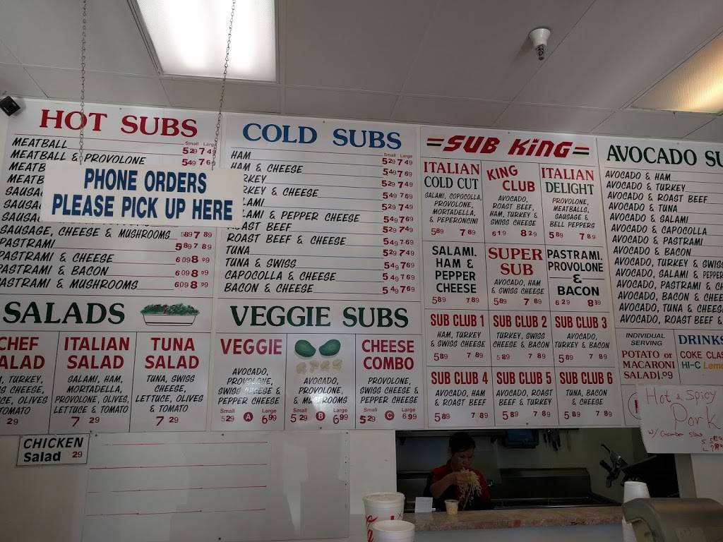 Sub King | restaurant | 4000 73910, CA-111, Palm Desert, CA 92260, USA | 7607765468 OR +1 760-776-5468