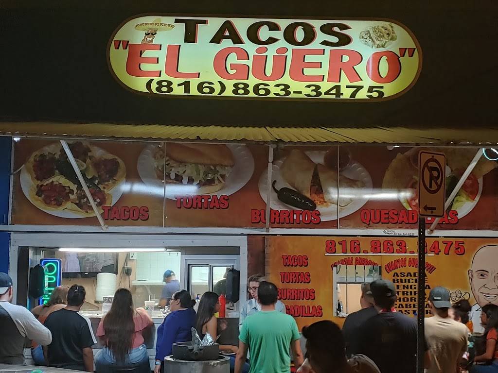 Tacos El Guero taco shop | restaurant | 6100 St John Ave #1924, Kansas City, MO 64123, USA | 8168633475 OR +1 816-863-3475