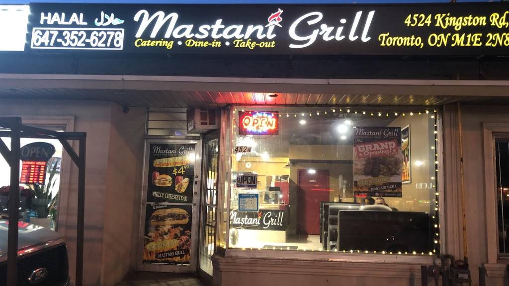 Mastani Grill | restaurant | 4524 Kingston Rd, Scarborough, ON M1E 2N8, Canada | 6473526278 OR +1 647-352-6278