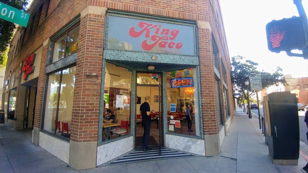 King Taco | restaurant | 45 N Arroyo Pkwy, Pasadena, CA 91103, USA | 6267920405 OR +1 626-792-0405
