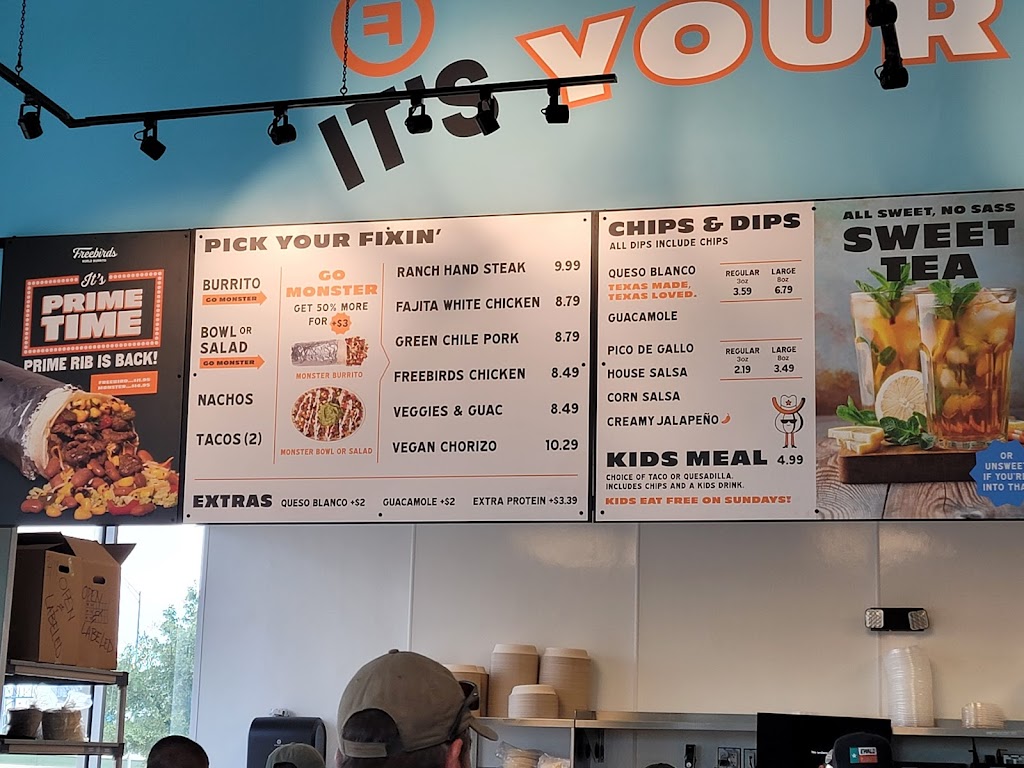 Freebirds World Burrito | restaurant | 24200 W Interstate 10 Frontage Rd, San Antonio, TX 78257, USA | 2103336221 OR +1 210-333-6221