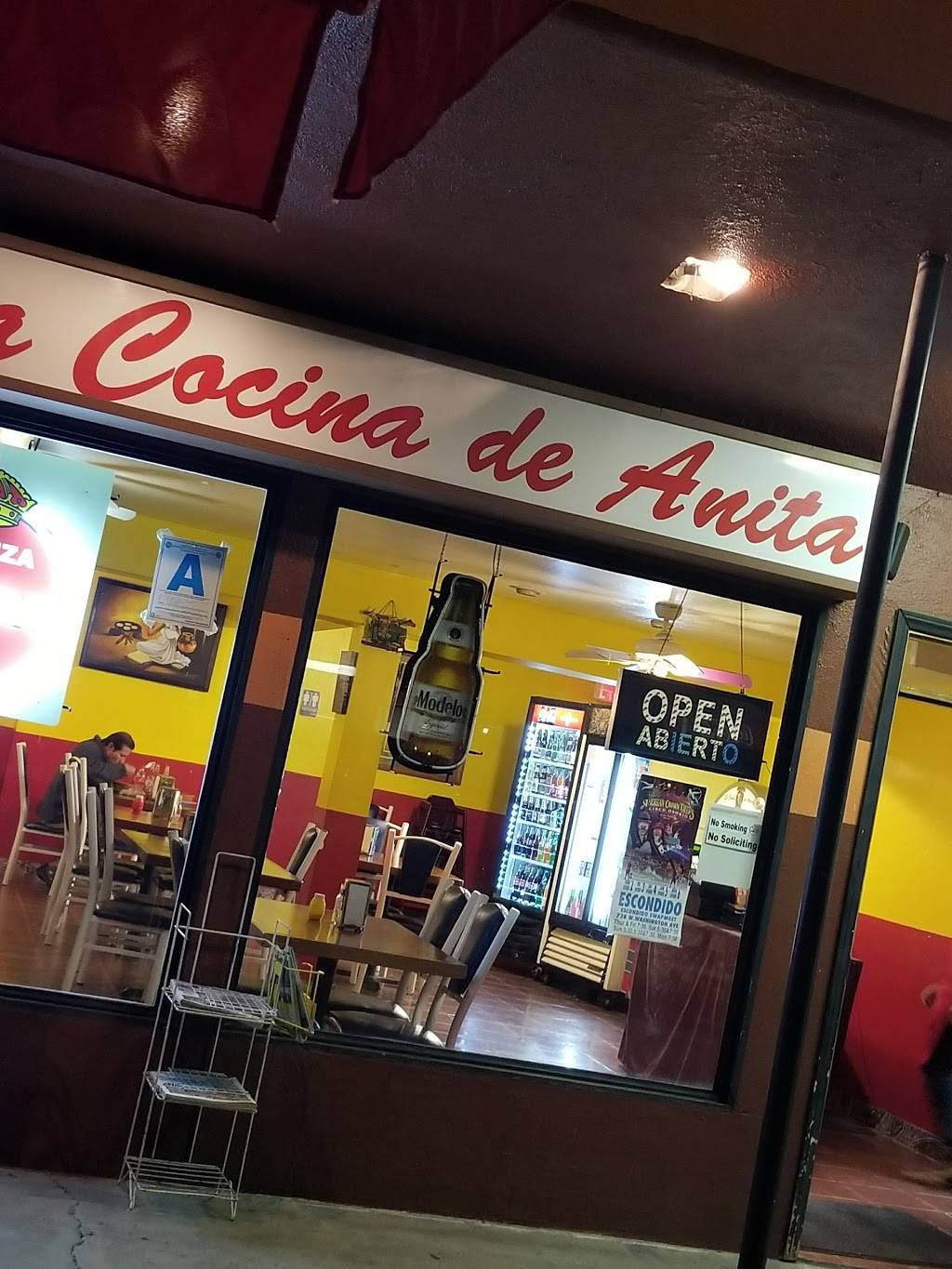 La Cocina De Anita | restaurant | 168 W Mission Ave, Escondido, CA 92025, USA | 7607384286 OR +1 760-738-4286