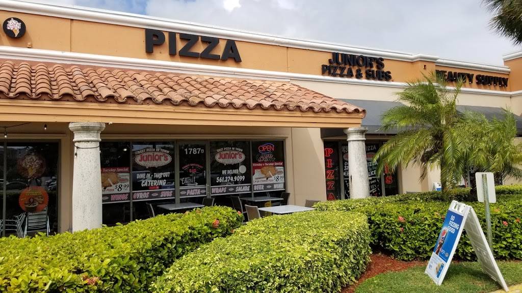 Juniors Pizza, Subs & Wings | restaurant | 1787 N Congress Ave B, Boynton Beach, FL 33426, USA | 5613749099 OR +1 561-374-9099