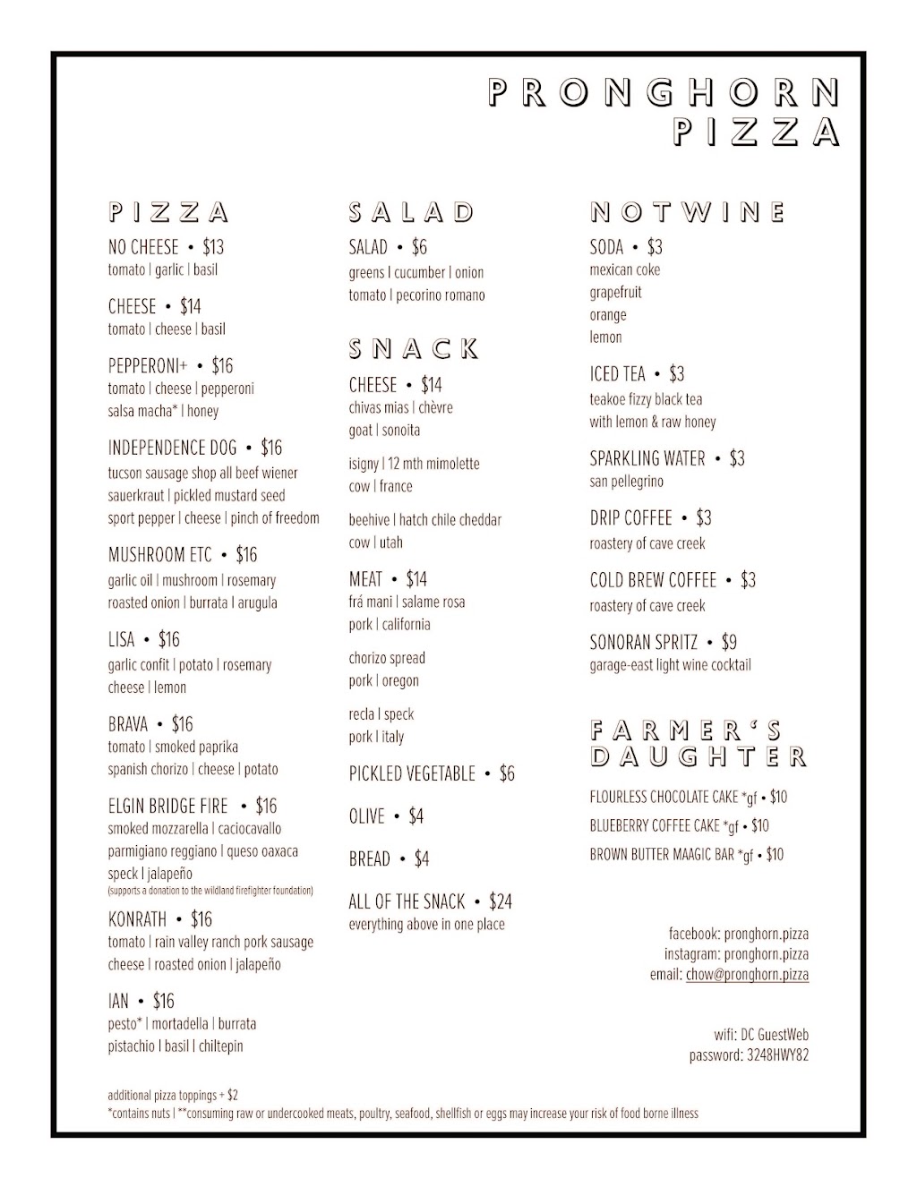 Pronghorn Pizza | restaurant | 3248 AZ-82, Sonoita, AZ 85637, USA | 5208411193 OR +1 520-841-1193