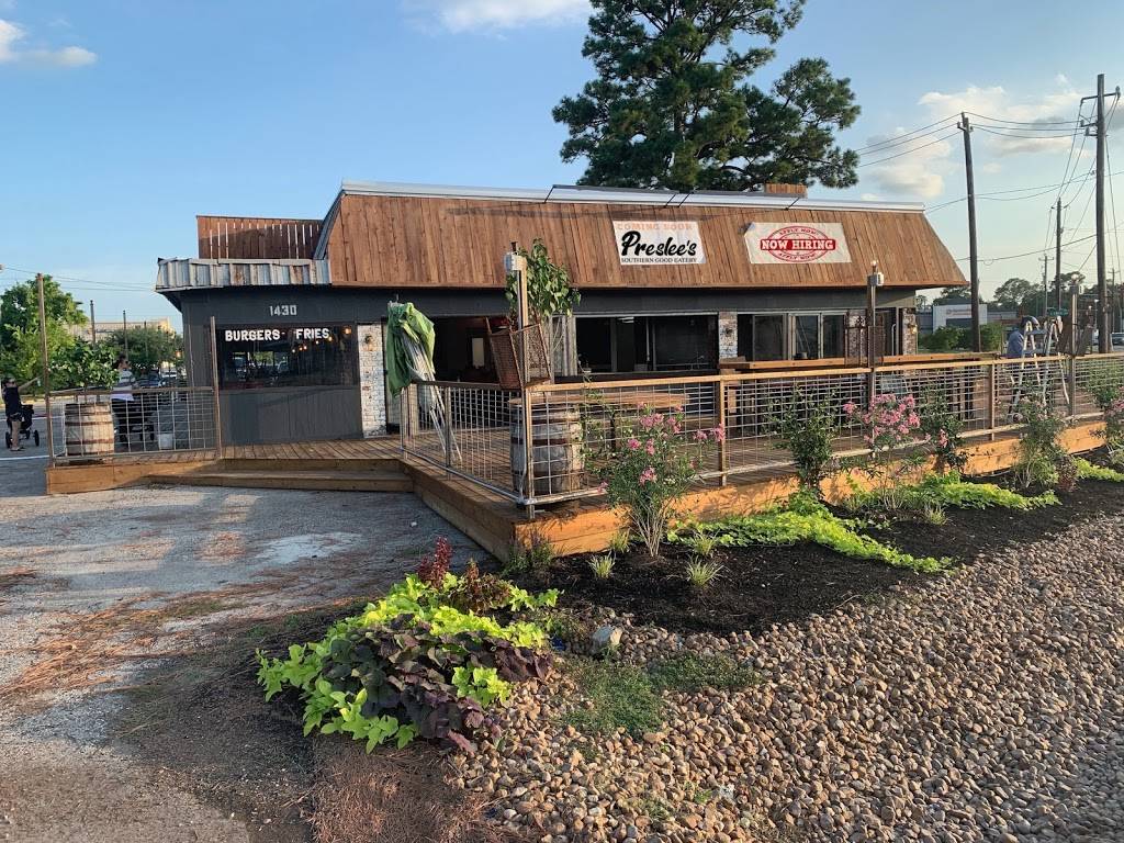 Preslees | restaurant | 1430 W 19th St, Houston, TX 77008, USA | 7133606439 OR +1 713-360-6439