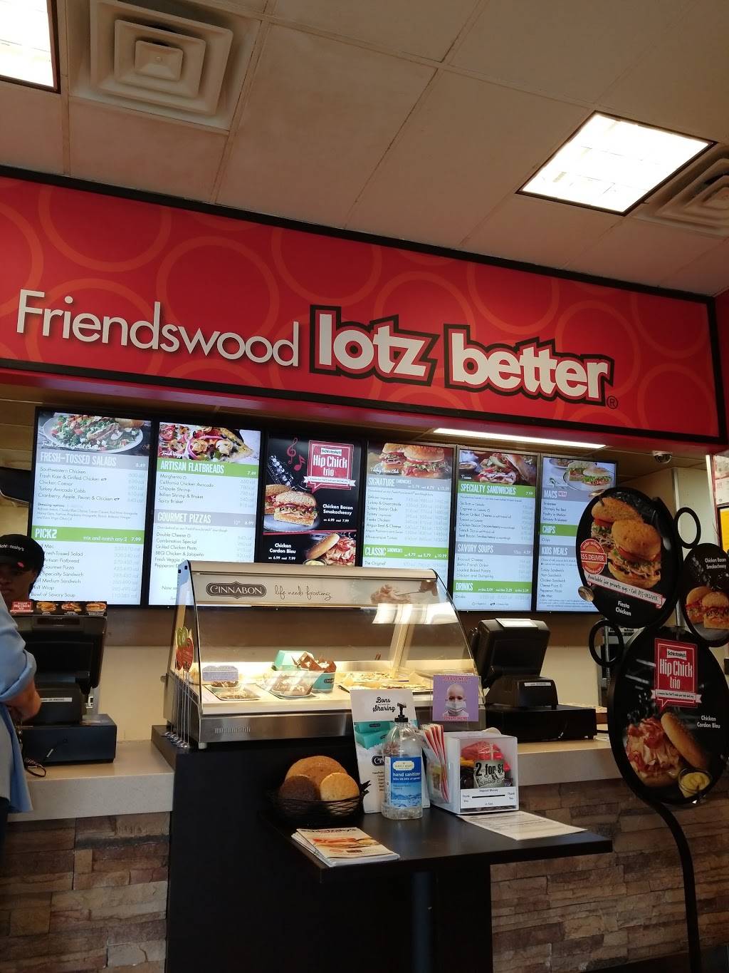 Schlotzskys | bakery | 109 E Parkwood Dr, Friendswood, TX 77546, USA | 2819965483 OR +1 281-996-5483