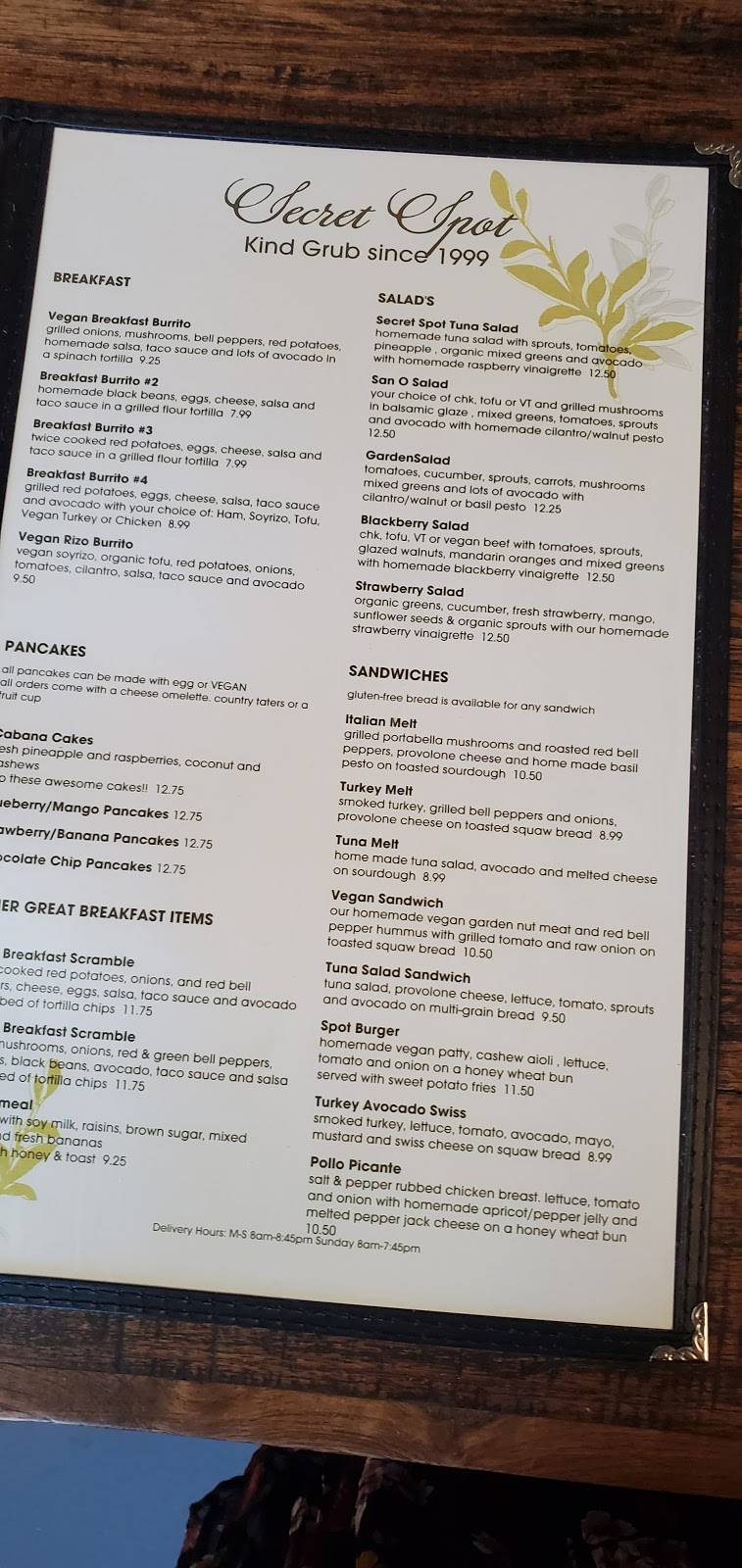 Secret Spot | restaurant | 17200 Pacific Coast Hwy, Sunset Beach, CA 92649, USA | 5625924494 OR +1 562-592-4494