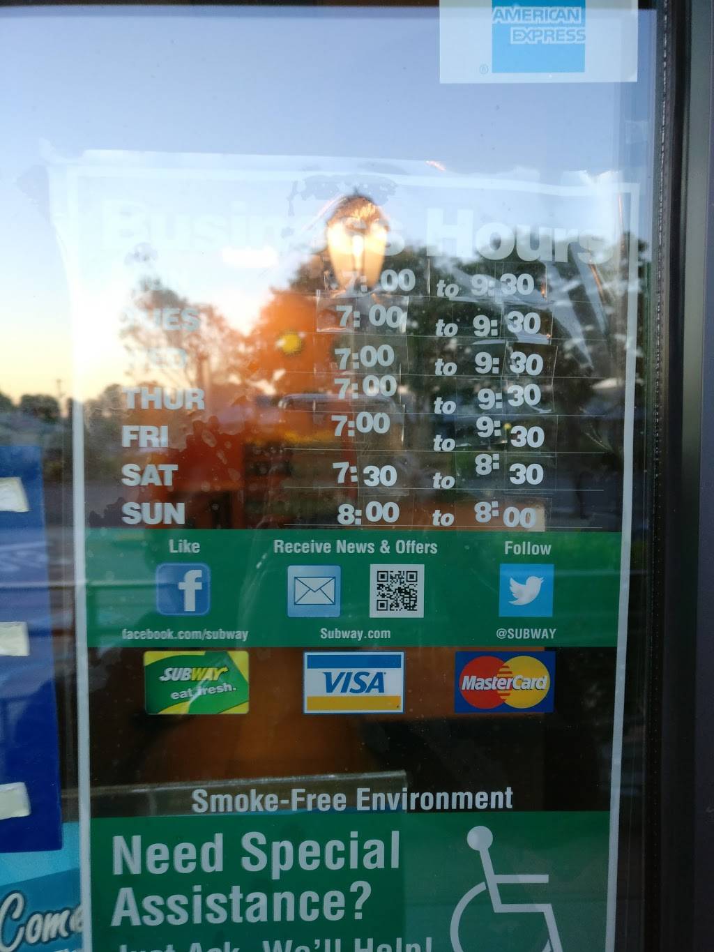 Subway Restaurants | restaurant | Shopping Center, 11430 San Pablo Ave Suite 700, El Cerrito, CA 94530, USA | 5102352640 OR +1 510-235-2640