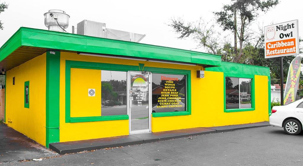 Night Owl Caribbean Cuisine | restaurant | 929 S Bay St, Eustis, FL 32726, USA | 3525890256 OR +1 352-589-0256