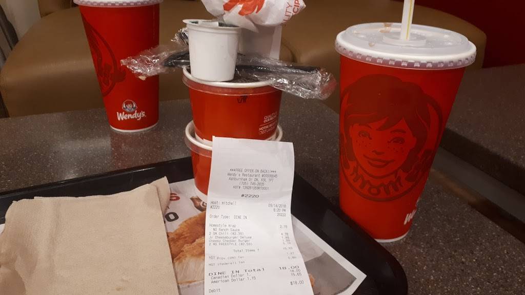 Wendys | restaurant | 705 Ashburnham Dr, Peterborough, ON K9L 1P7, Canada | 7057492835 OR +1 705-749-2835