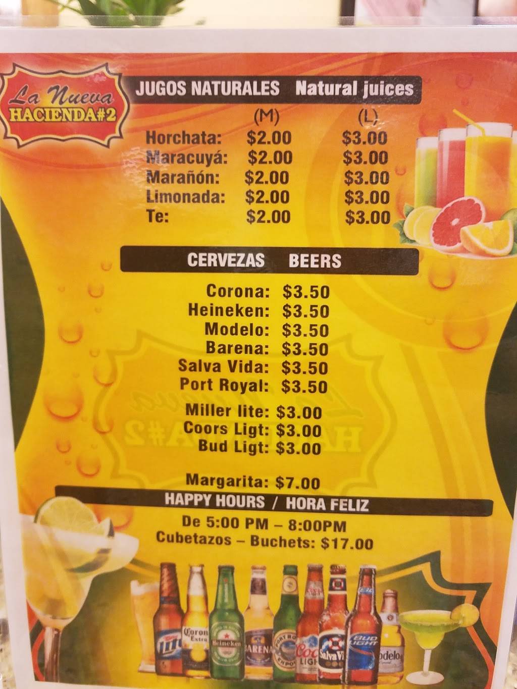 La Nueva Hacienda 2 | restaurant | 1112 W Judge Perez Dr, Chalmette, LA 70043, USA | 5043452303 OR +1 504-345-2303