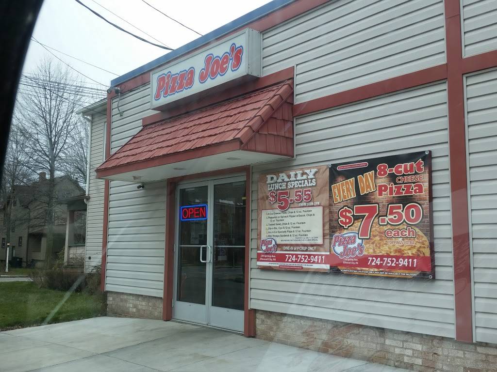 Pizza Joes | restaurant | 128 Spring Ave, Ellwood City, PA 16117, USA | 7247529411 OR +1 724-752-9411