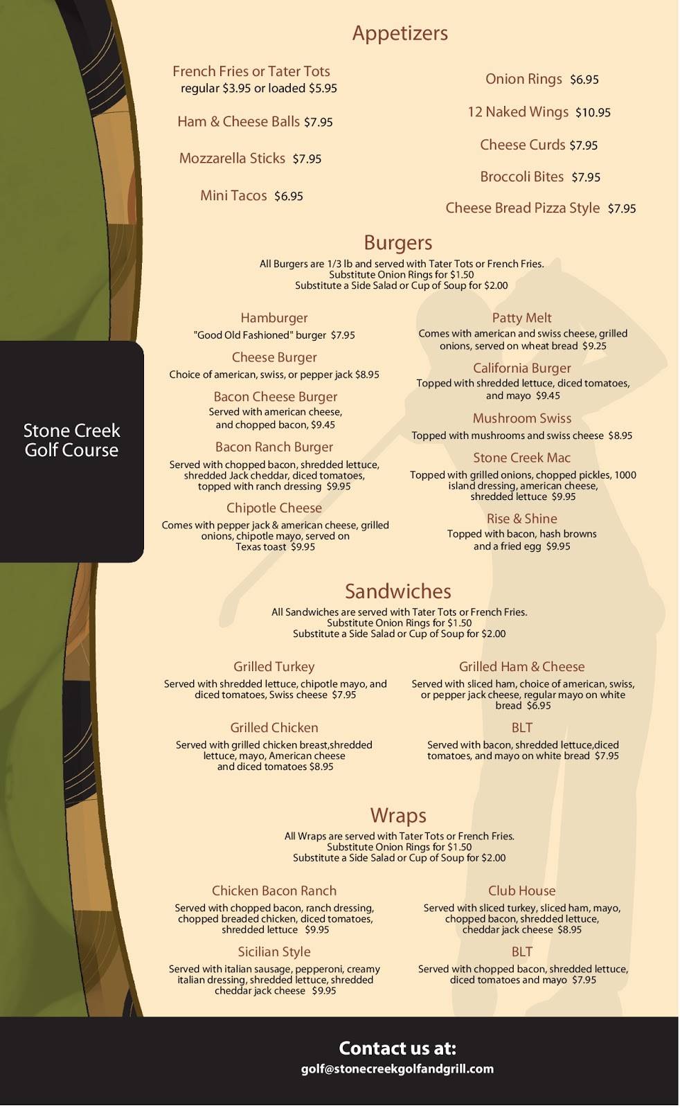 Stone Creek Golf Course | restaurant | 13050 65th St NE, Foley, MN 56329, USA | 3209684653 OR +1 320-968-4653