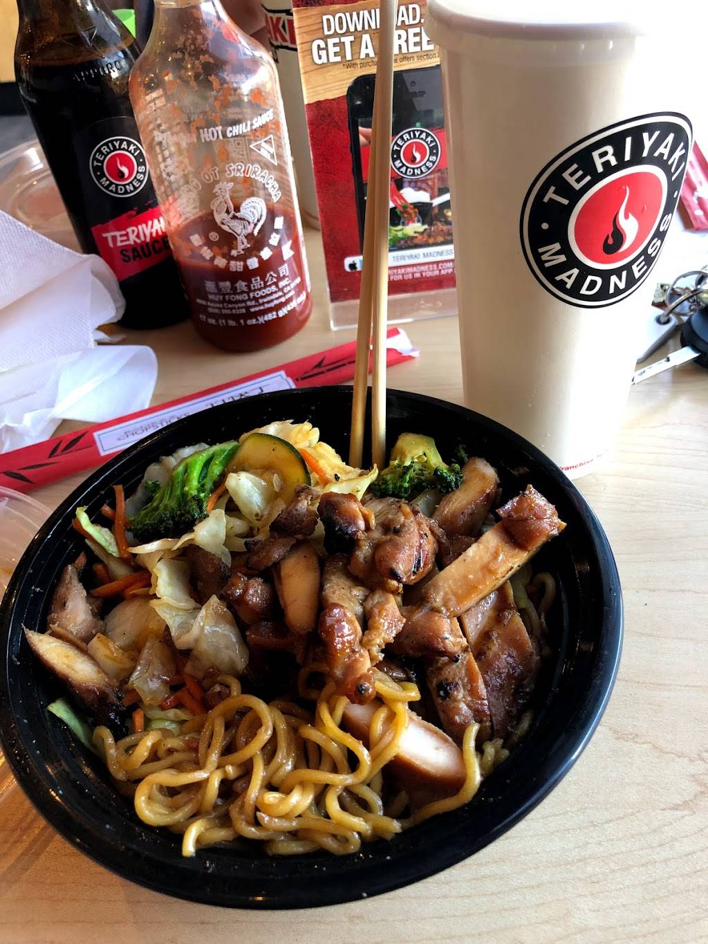 Teriyaki Madness | restaurant | 788 N 800 E, Spanish Fork, UT 84660, USA | 8015046868 OR +1 801-504-6868