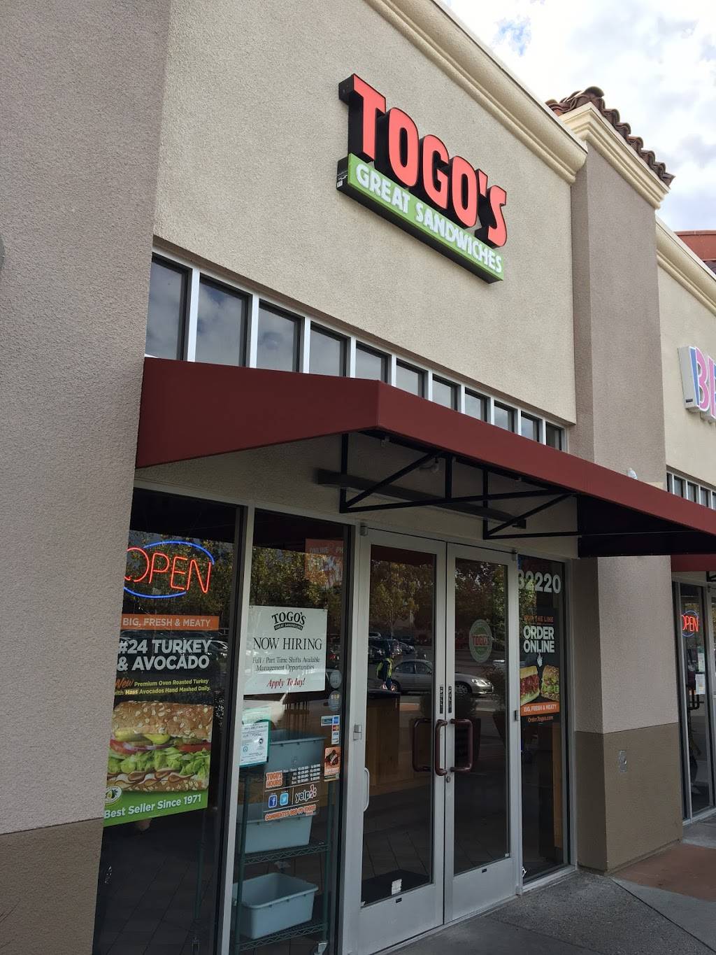 TOGOS Sandwiches | meal takeaway | 32220 Dyer St, Union City, CA 94587, USA | 5104758641 OR +1 510-475-8641