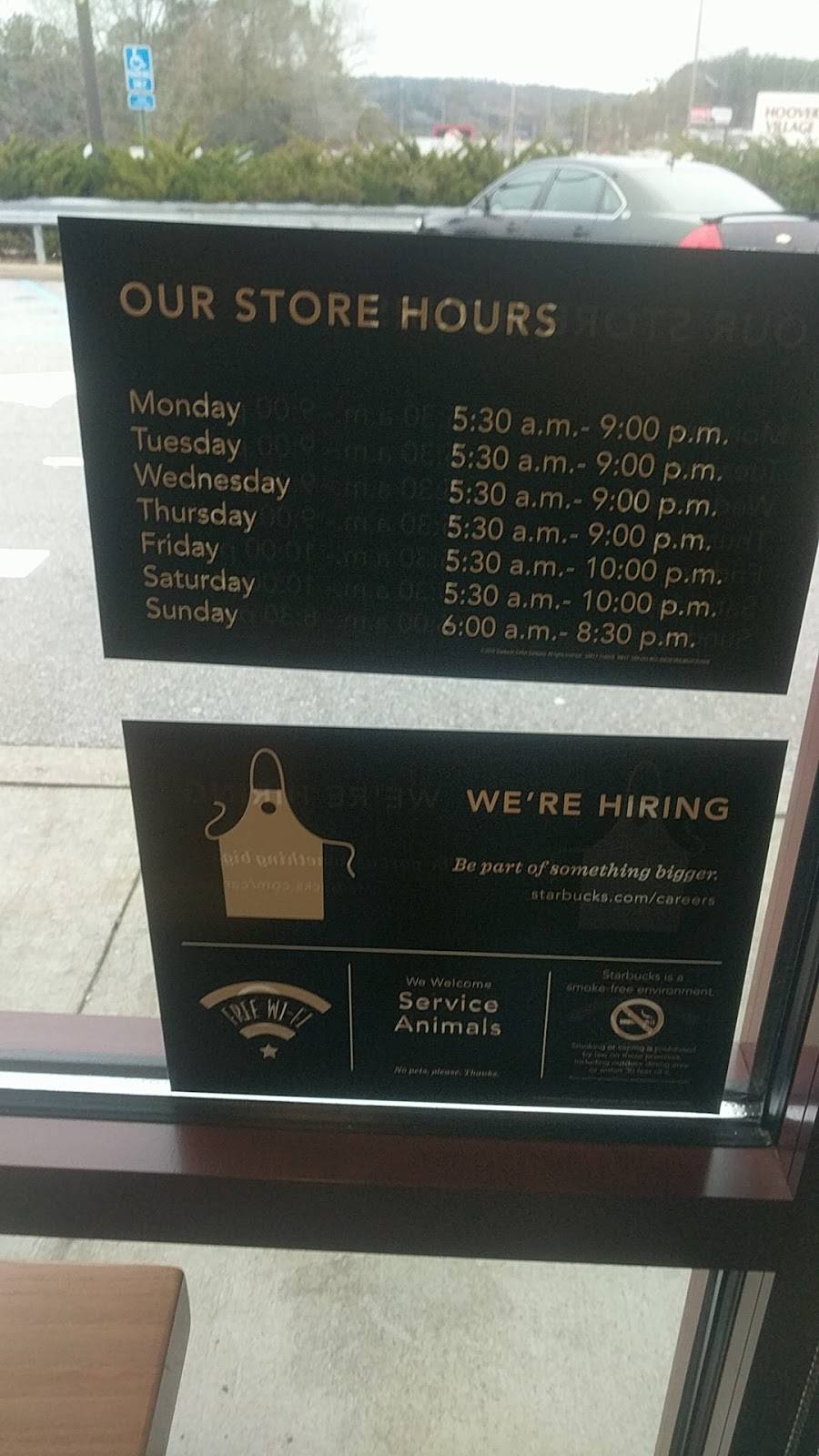 Starbucks | cafe | 1584 Montgomery Hwy, Birmingham, AL 35216, USA | 2058223848 OR +1 205-822-3848