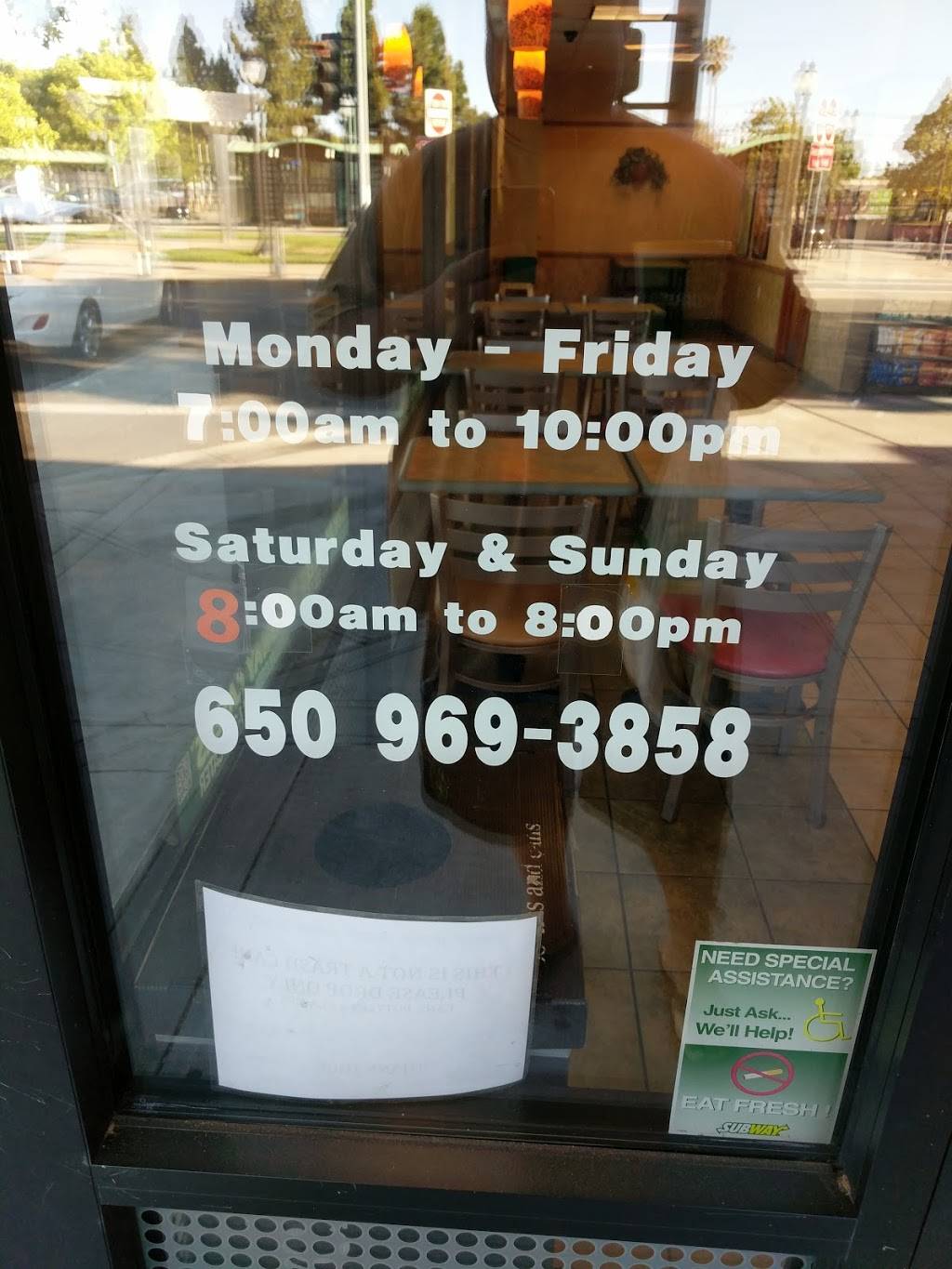 Subway Restaurants | restaurant | 701 W Evelyn Ave, Mountain View, CA 94041, USA | 6509693858 OR +1 650-969-3858