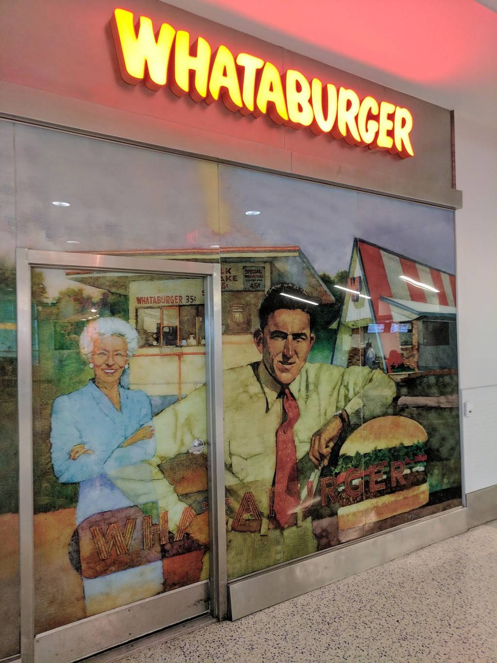 Whataburger | restaurant | 3100 N. Terminal Rd #B-21, Houston, TX 77032, USA | 2812333347 OR +1 281-233-3347