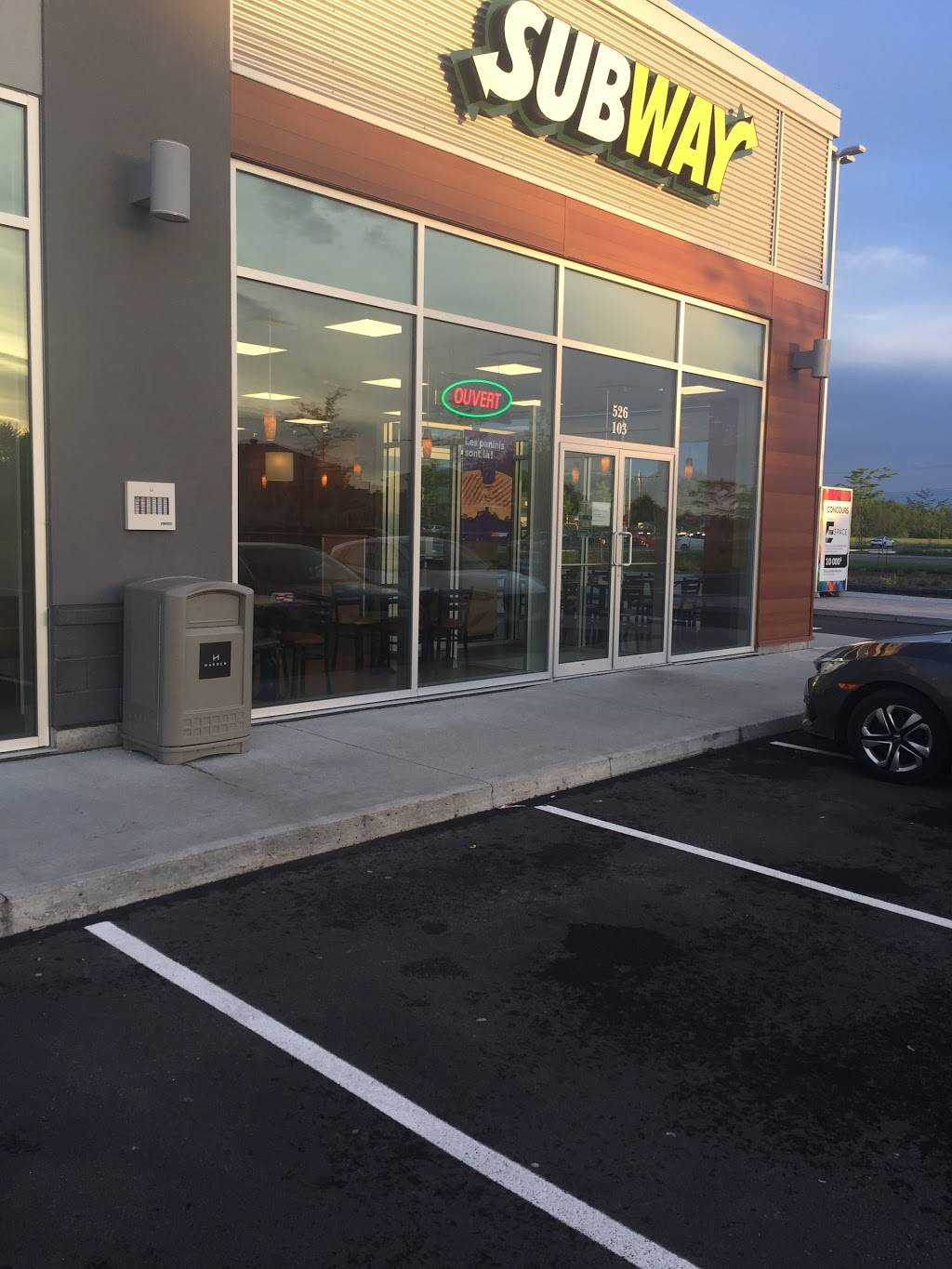 Subway | restaurant | Plaza, 526 Boulevard Cadieux #103, Beauharnois, QC J6N 2N5, Canada | 4502257070 OR +1 450-225-7070