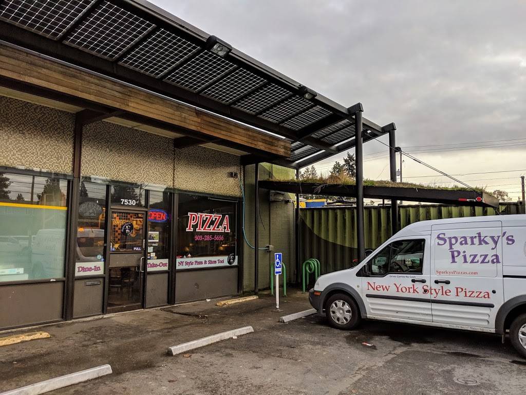 Sparkys Pizza | restaurant | 7530 NE Martin Luther King Jr Blvd, Portland, OR 97211, USA | 5032855656 OR +1 503-285-5656