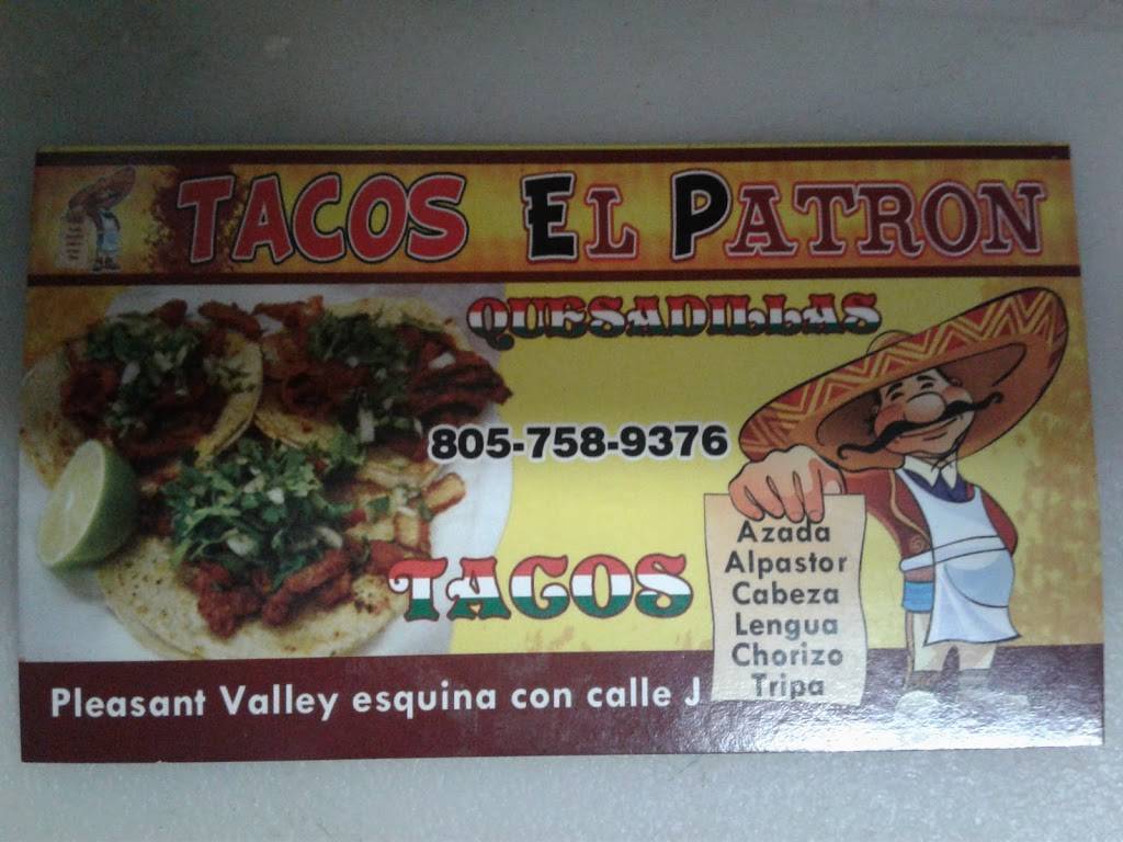 Tacos El Patron | restaurant | 730 E Pleasant Valley Rd, Oxnard, CA 93033, USA | 8057589376 OR +1 805-758-9376
