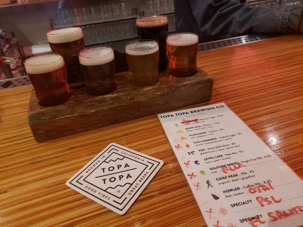Topa Topa Brewing Co. | restaurant | 120 Santa Barbara St, Santa Barbara, CA 93101, USA | 8053244150 OR +1 805-324-4150