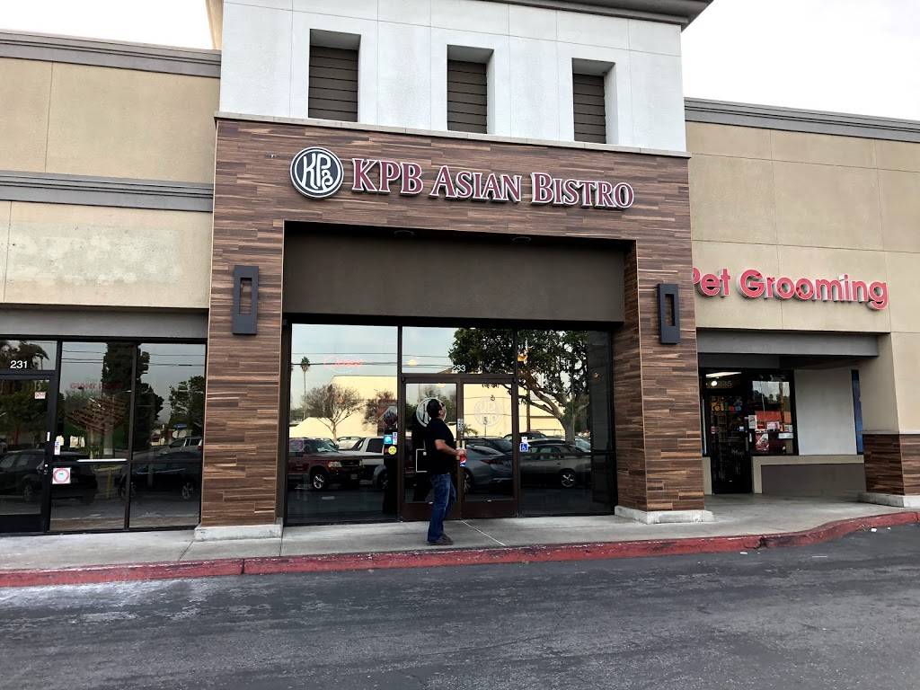 KPB Asian Bistro | restaurant | 233 N Euclid St, Fullerton, CA 92833, USA | 7144478800 OR +1 714-447-8800