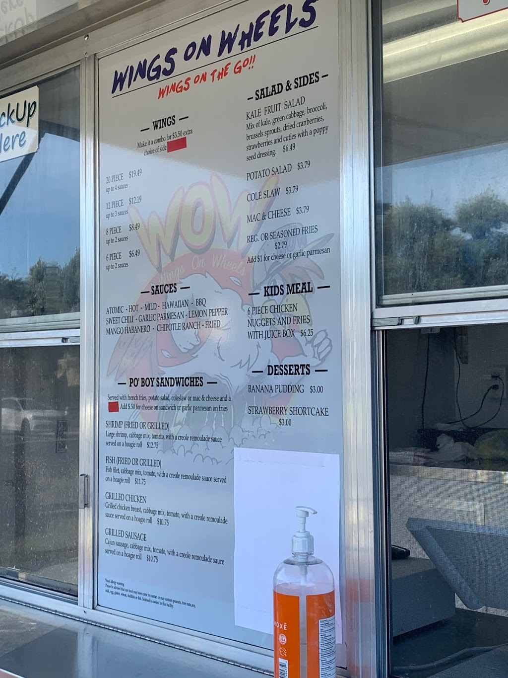 Wings on Wheels | restaurant | 4444 Central Pl, Fairfield, CA 94534, USA | 7079756597 OR +1 707-975-6597