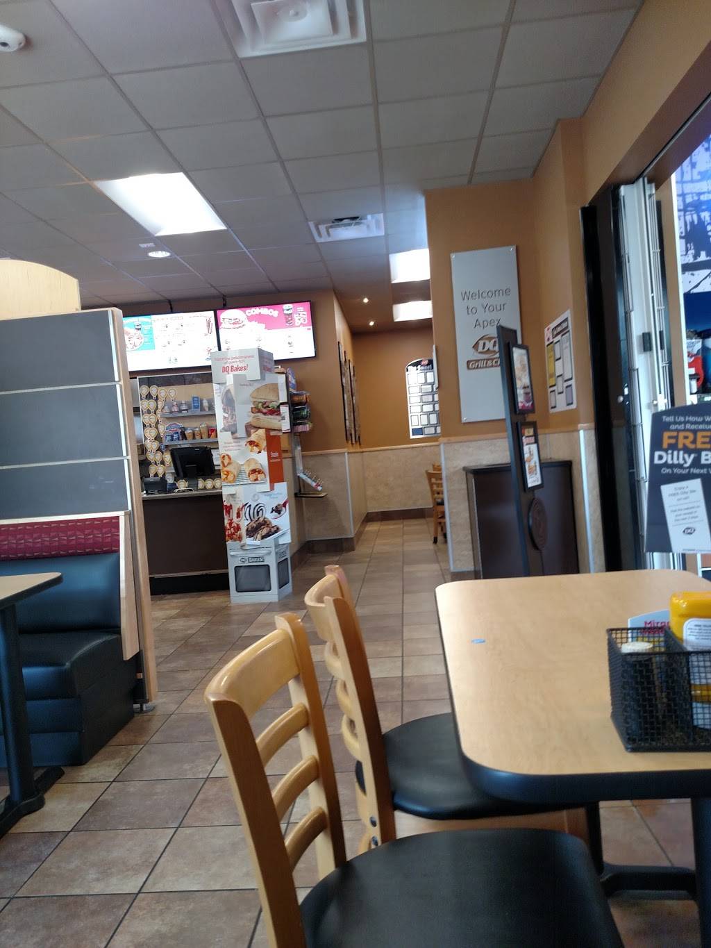 Dairy Queen Grill & Chill | restaurant | 2105 Ten-Ten Rd, Apex, NC 27539, USA | 9193873809 OR +1 919-387-3809