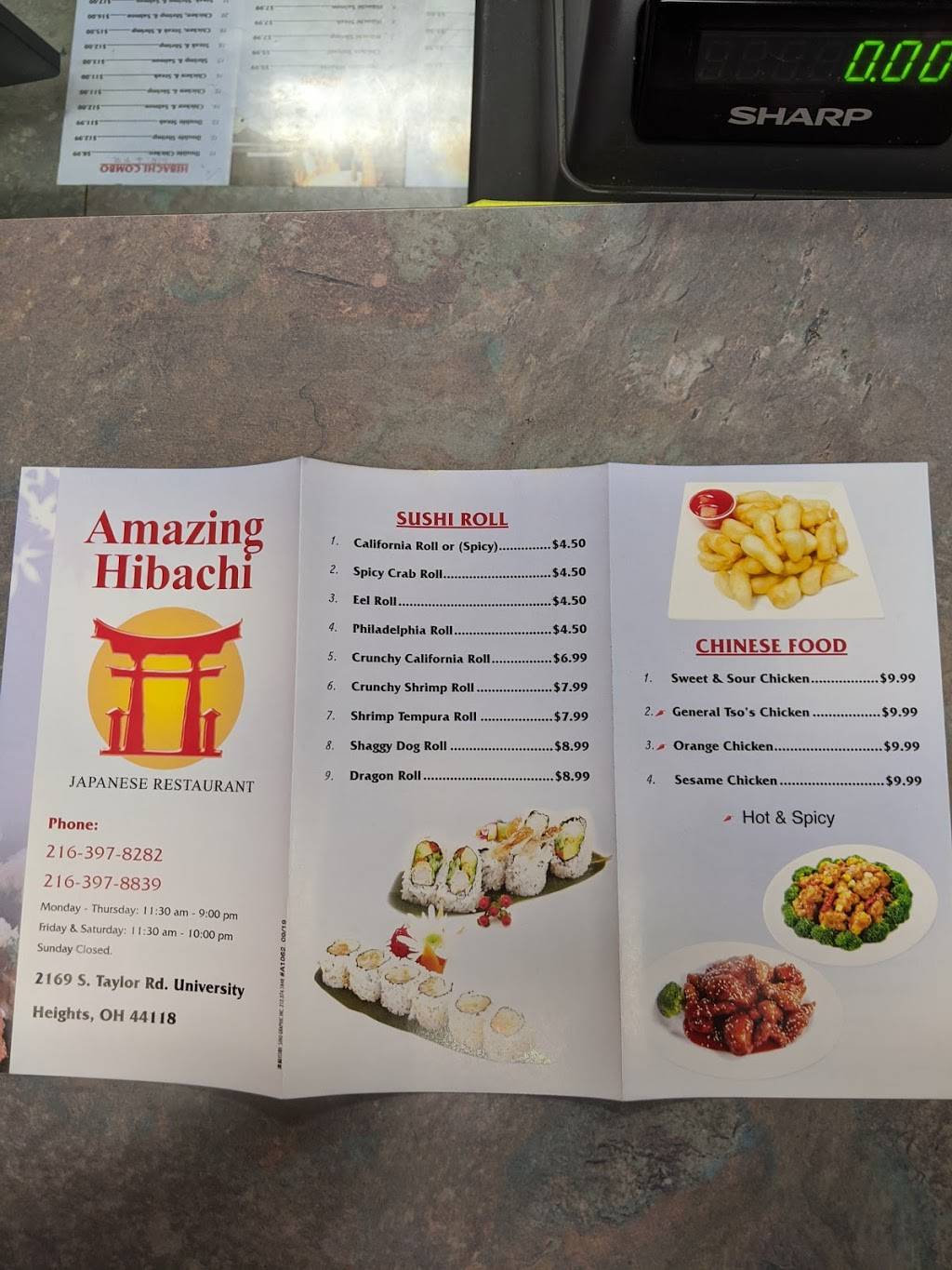 Amazing Hibachi | restaurant | 2169 S Taylor Rd, University Heights, OH 44118, USA | 2163978282 OR +1 216-397-8282