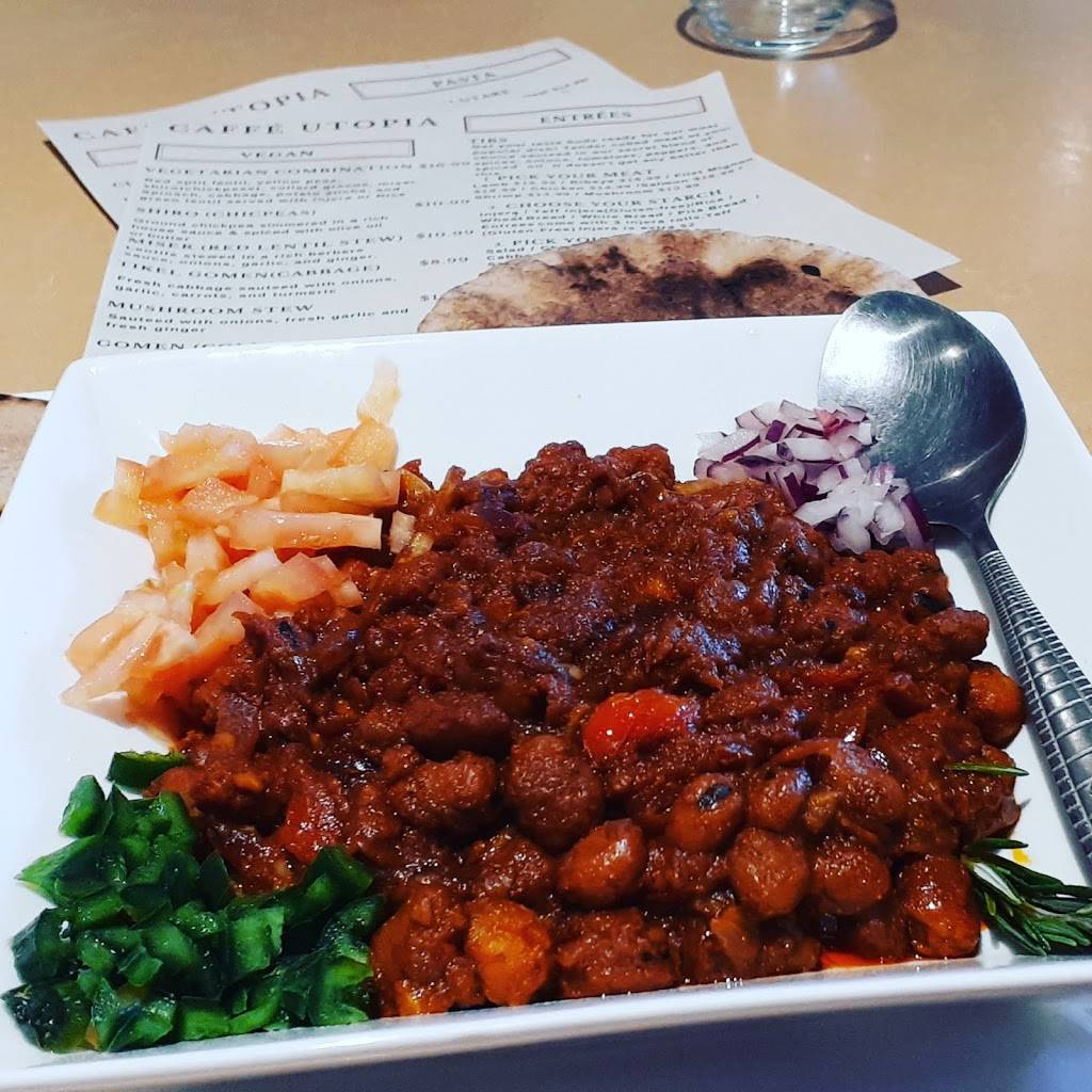 Caffe Utopia & Bar | restaurant | 410 E Glebe Rd, Alexandria, VA 22305, USA | 5719705588 OR +1 571-970-5588