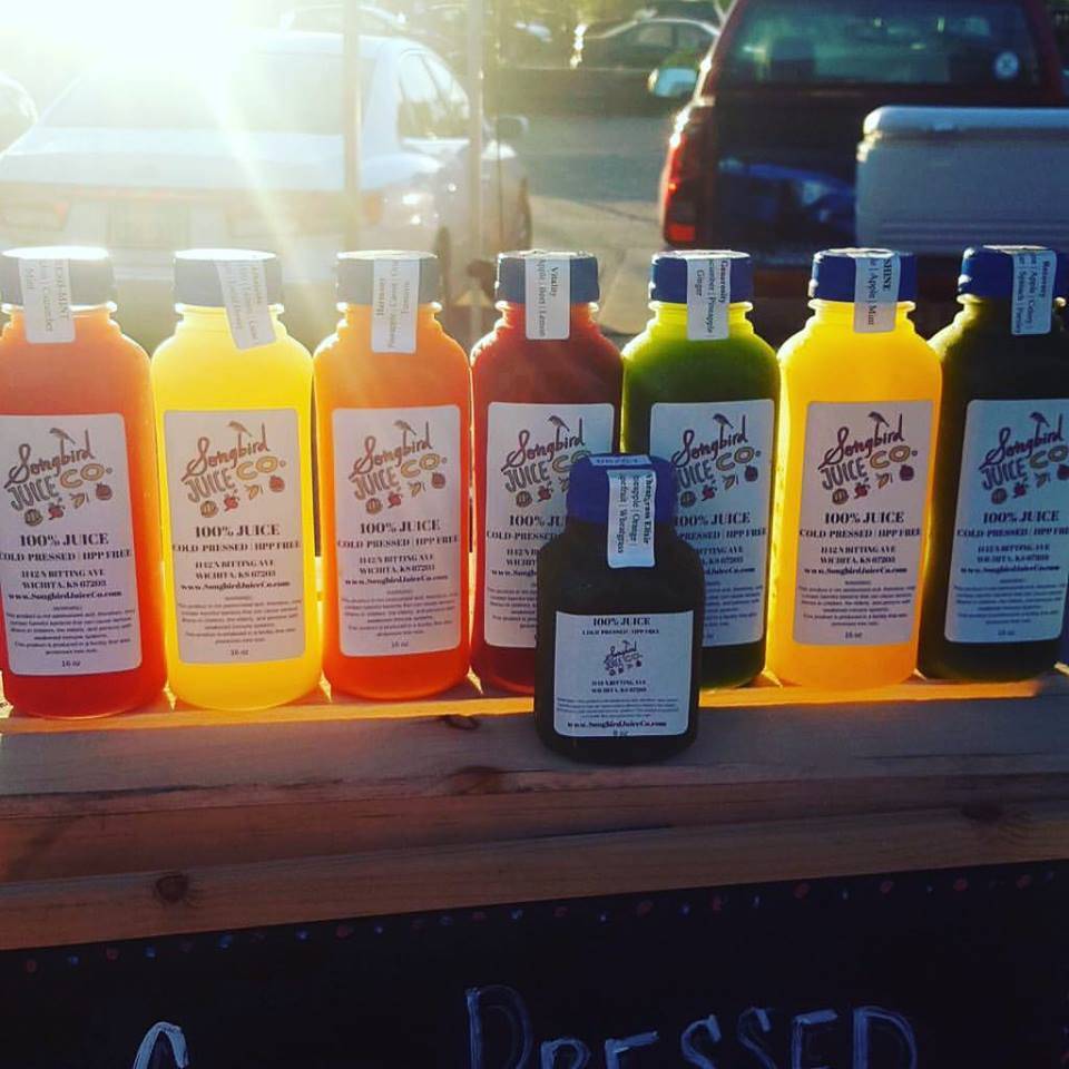 Songbird Juice Co. | restaurant | 1617 Briggs St, Wichita, KS 67203, USA | 3168662473 OR +1 316-866-2473