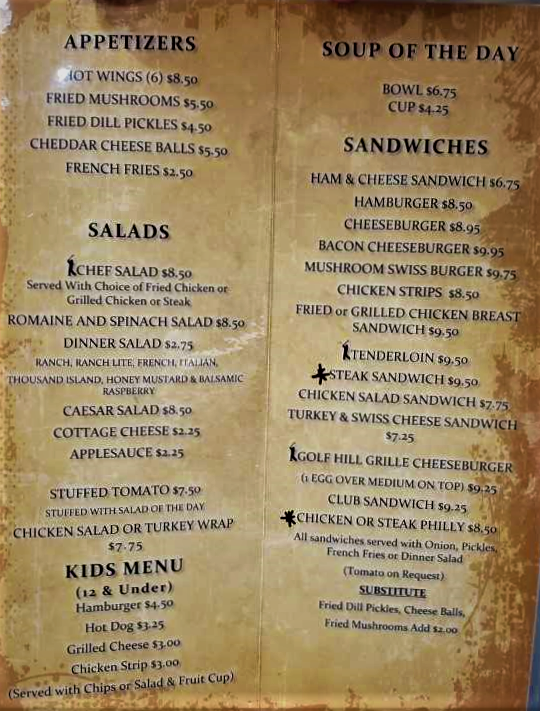 Golf Hill Grille | restaurant | 1201 E Golf Hill Dr, Excelsior Springs, MO 64024, USA | 8166309580 OR +1 816-630-9580