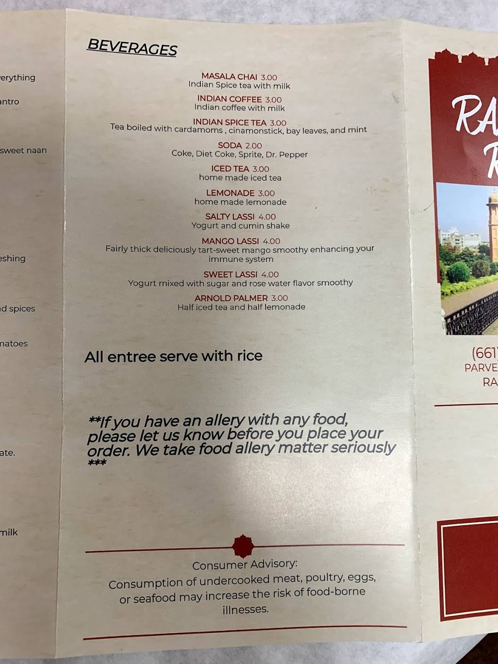 Razia Indian Restaurant | restaurant | 28112 Bouquet Canyon Rd, Santa Clarita, CA 91350, USA | 6612632300 OR +1 661-263-2300