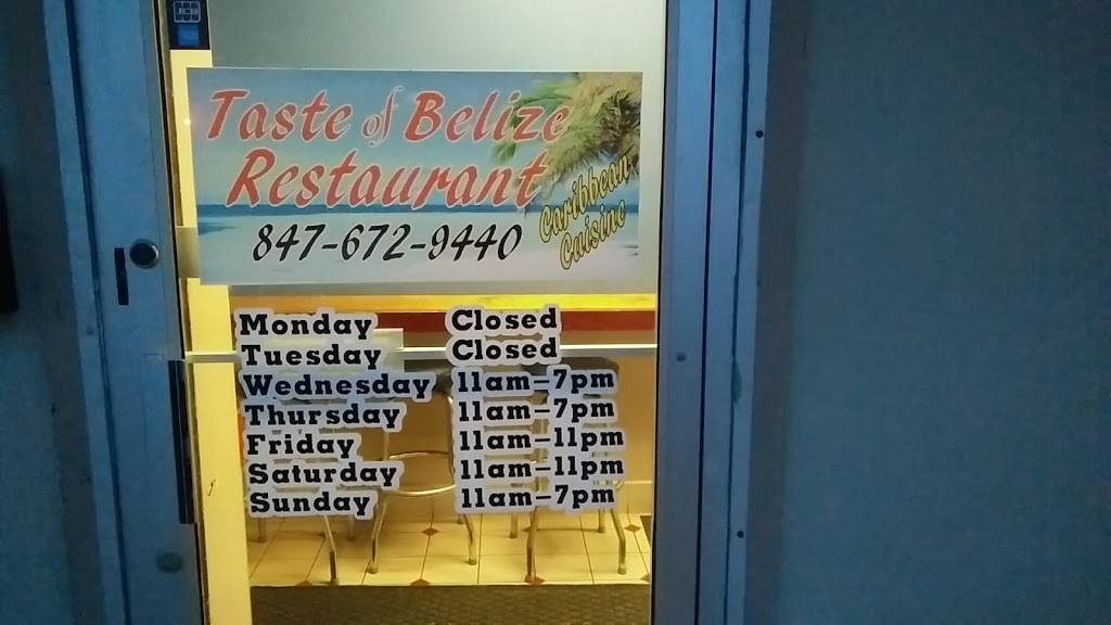 Taste Of Belize | restaurant | 2207 Grand Ave, Waukegan, IL 60085, USA | 8476729440 OR +1 847-672-9440