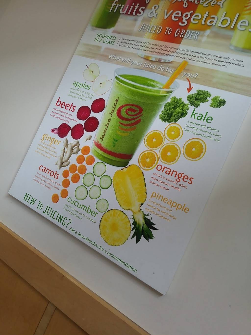 Jamba Juice | restaurant | 3765 S Gilbert Rd Ste. 104, Gilbert, AZ 85296, USA | 4807820378 OR +1 480-782-0378