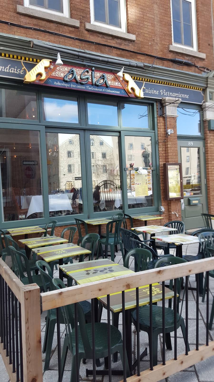 Restaurant Asia | restaurant | 89 Rue du Sault-au-Matelot, Québec, QC G1K 3Y9, Canada | 4186923799 OR +1 418-692-3799