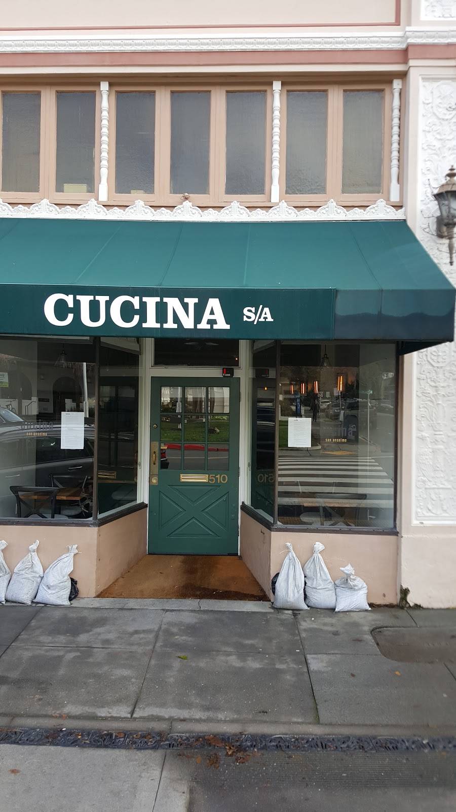 cucina sa | restaurant | 510 San Anselmo Ave, San Anselmo, CA 94960, USA | 4154542942 OR +1 415-454-2942