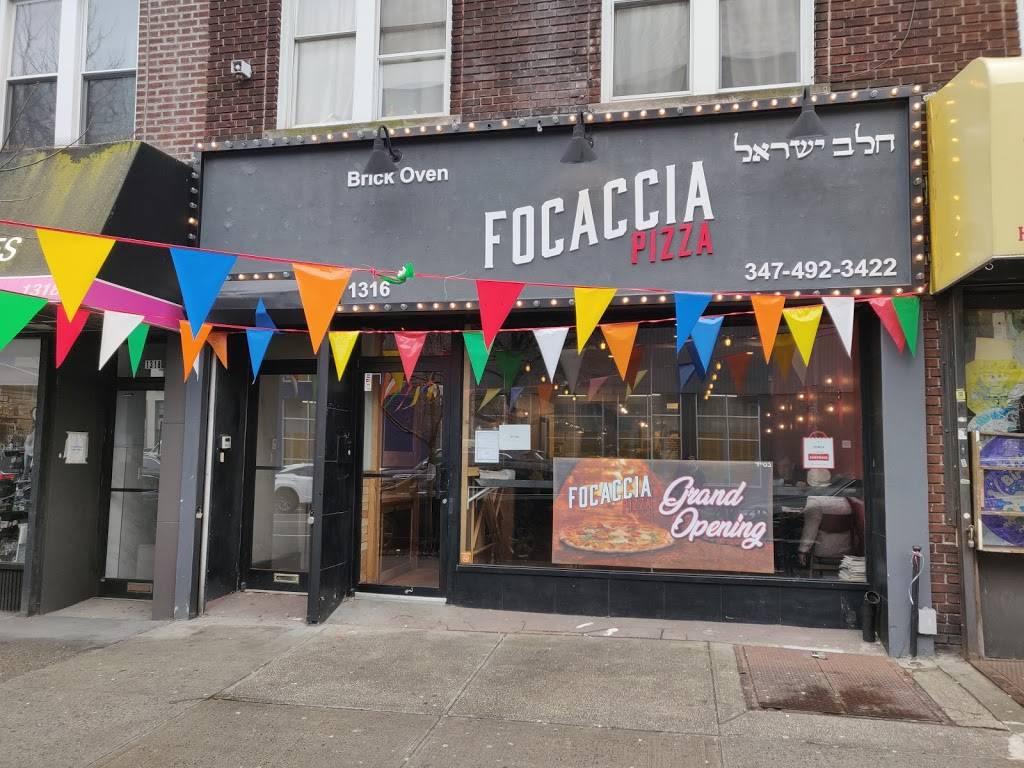 Focaccia Kosher Brick Oven Pizza | restaurant | 1316 Avenue M, Brooklyn, NY 11230, USA | 3474923422 OR +1 347-492-3422
