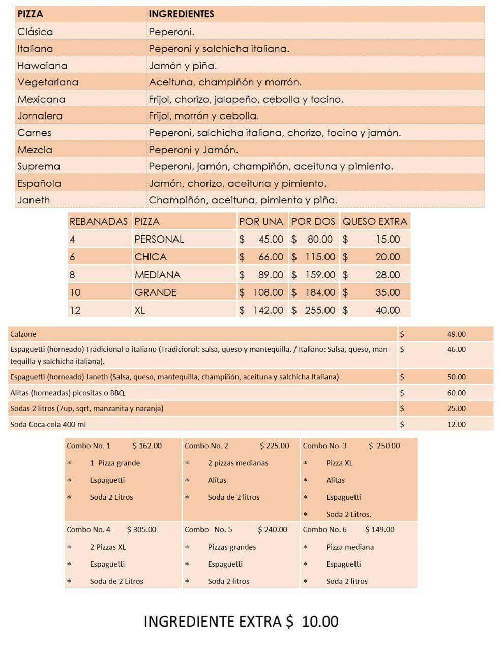 PIZZERIA JANETH | restaurant | Calle del Sauce 121, Fraccionamiento Los Encinos, Ensenada, B.C., Mexico | 016461825610 OR +52 646 182 5610