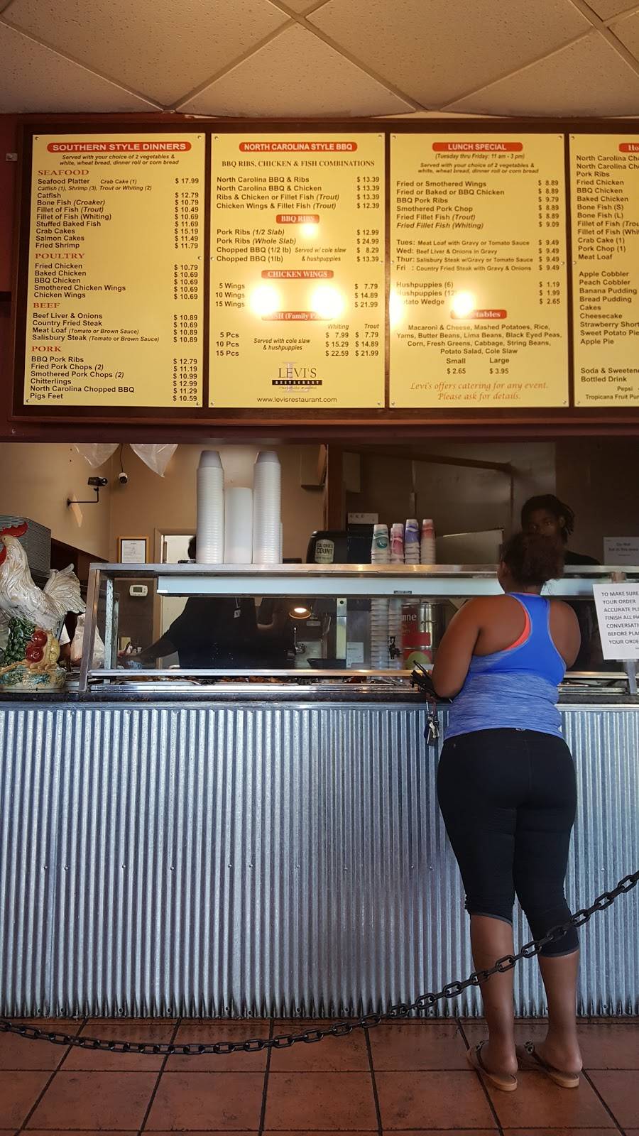 Levis Restaurant & Catering | restaurant | 10252 Lake Arbor Way, Mitchellville, MD 20721, USA | 3013365000 OR +1 301-336-5000